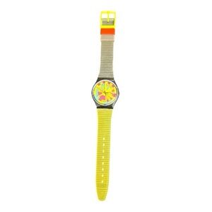 Vintage Swatch Men’s Gent World Record Multicolor Watch 1992 Unisex Y2K